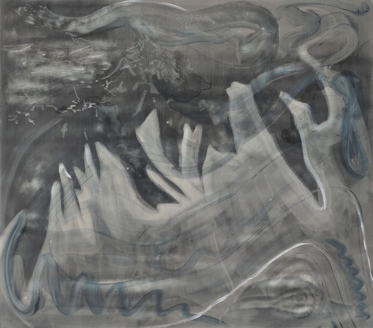 Zeinab Saleh, Midnight Swim, 2022 Courtesy the artist and Chateau Shatto, Los Angeles