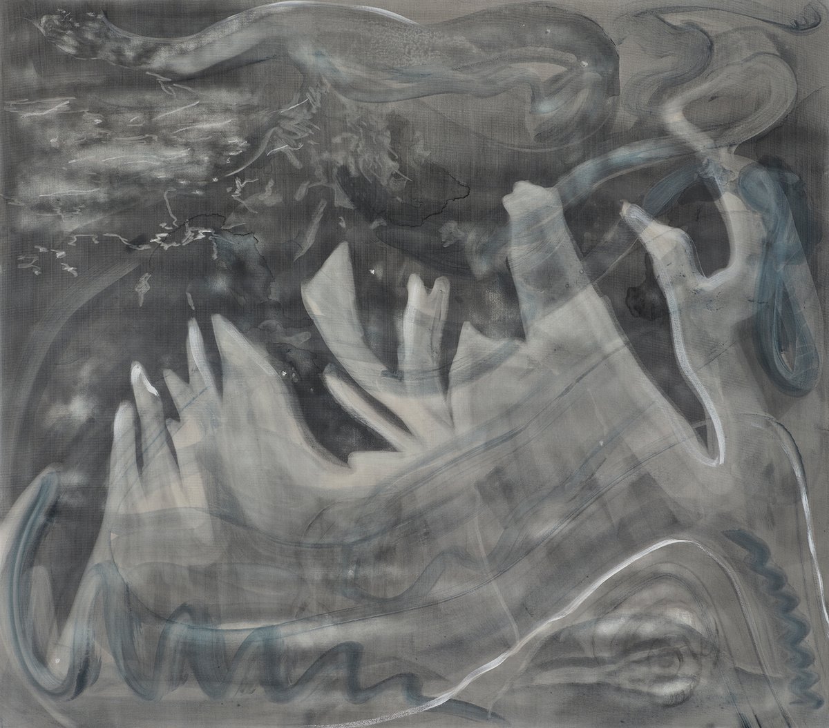 Zeinab Saleh, Midnight Swim, 2022 Courtesy the artist and Chateau Shatto, Los Angeles