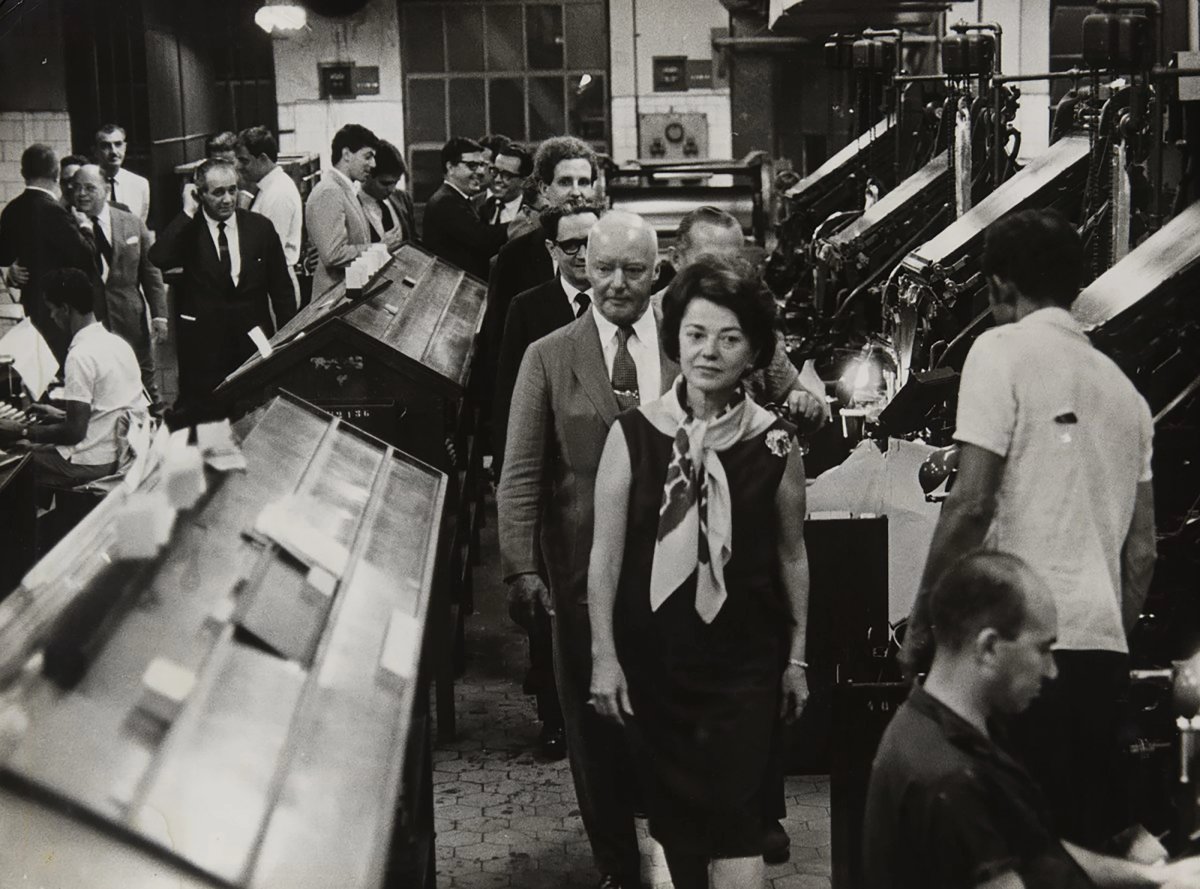 Niomar Moniz Sodré Bittencourt in the newsroom of Correio da Manha
Courtesy of Sotheby's