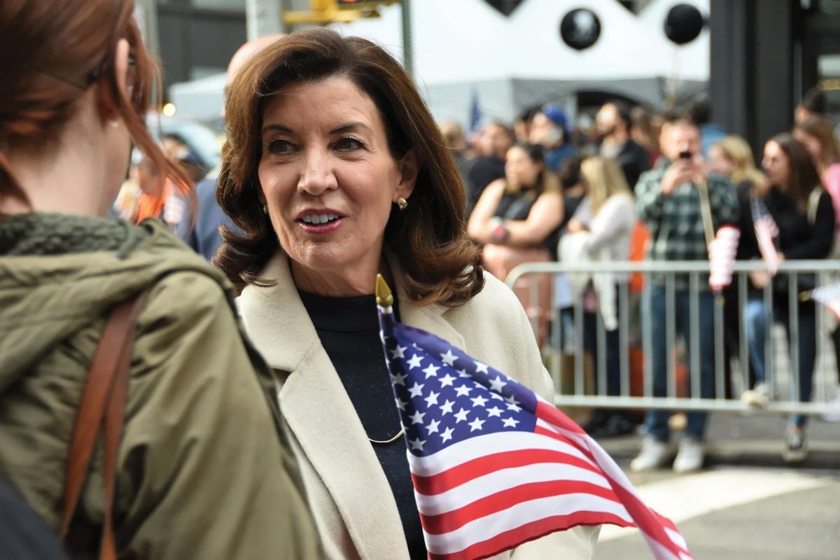 Kathy Hochul, the governor of New York Mark Getman