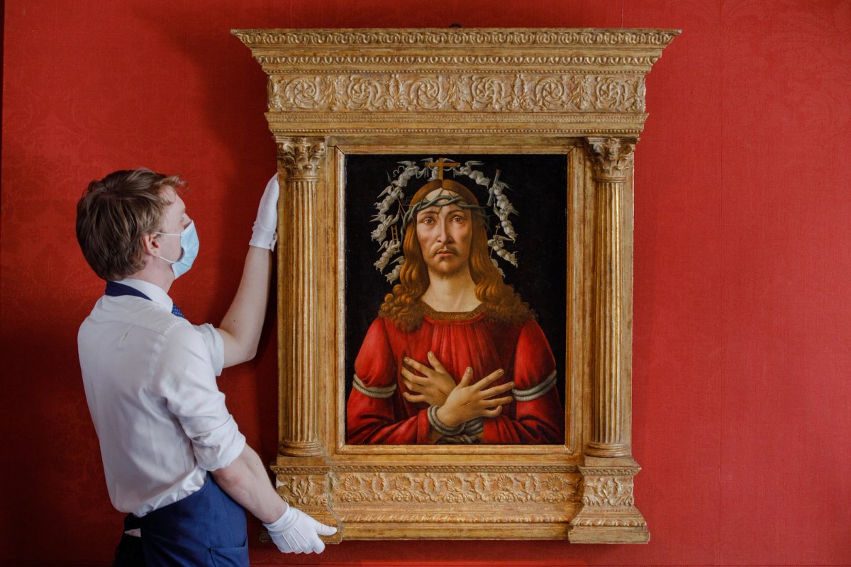 Botticelli's The Man of Sorrows
Courtesy of Sotheby's
