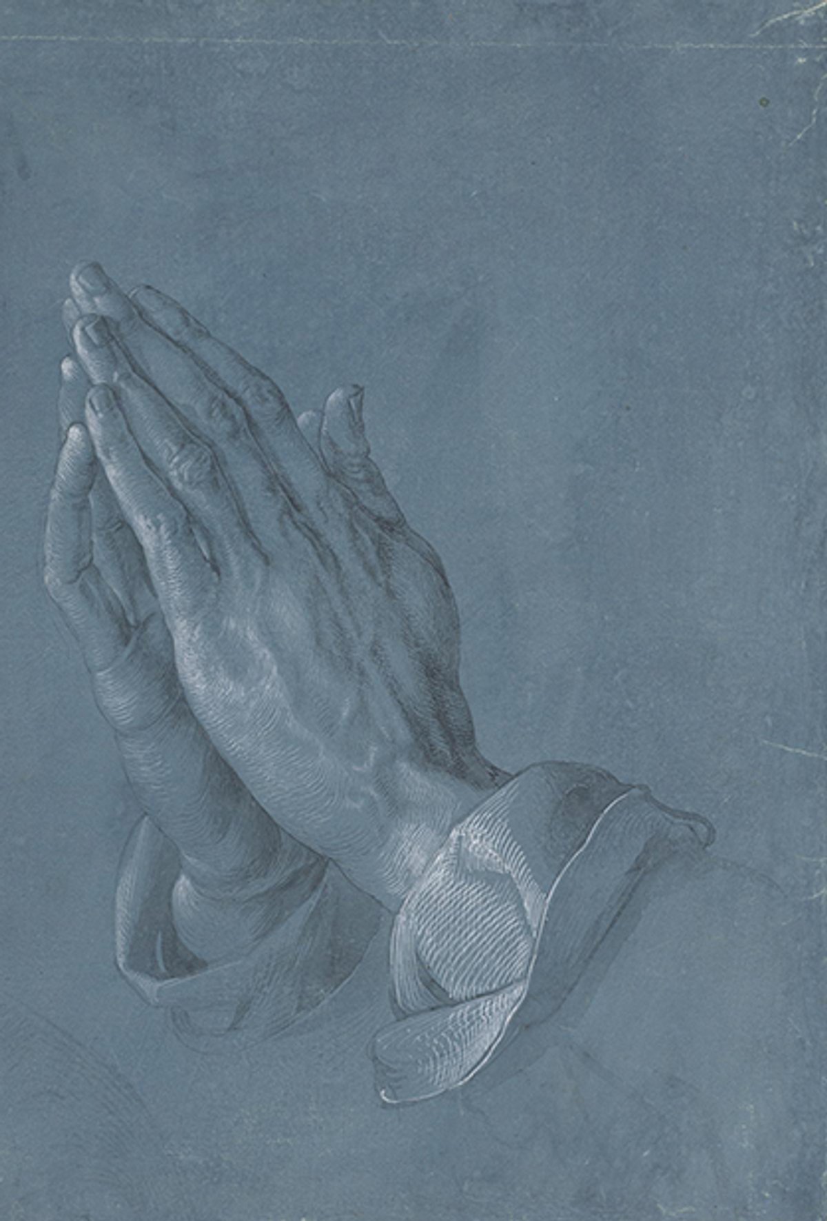 Christof Metzger argues that Dürer's drawing shows the artist's own hands © 2018 The Albertina Museum Vienna