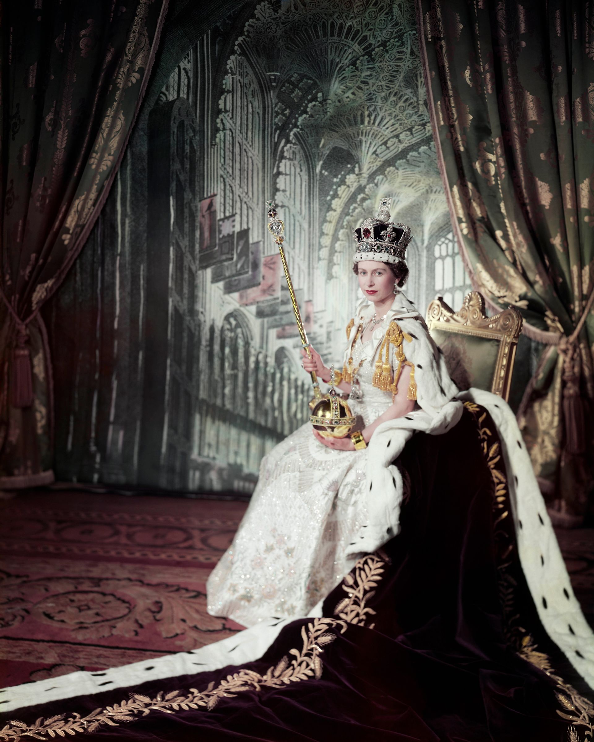 Cecil Beaton: Queen Elizabeth II on her Coronation Day (1953) Royal Collection Trust/© Her Majesty Queen Elizabeth II 2021