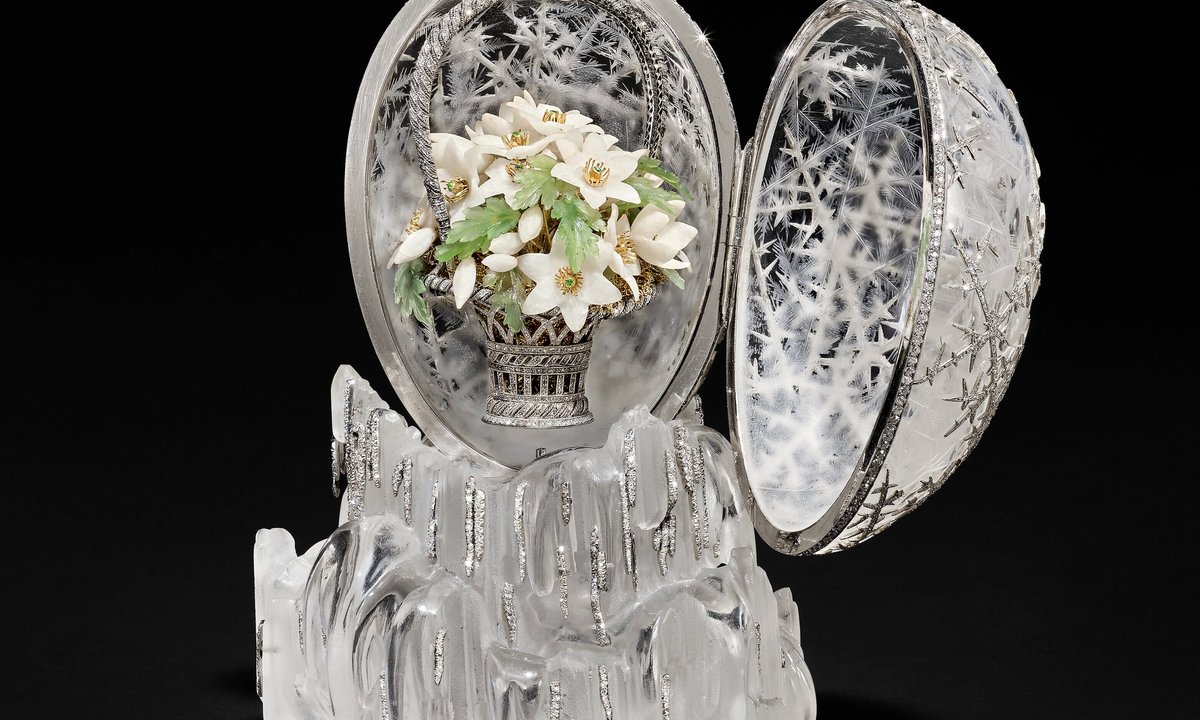 A crystal Faberge egg set to break records and a hippo with a bar in its belly: our pick of the December auctions