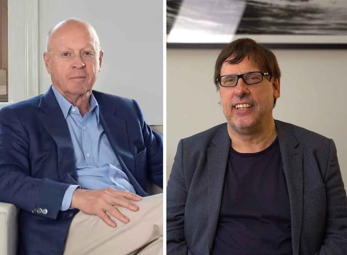 Hans Neundorf (left), who founded Artnet 36 years ago, is retiring; Rüdiger Weng is now set for a seat on the board Photo: Neuendorf: Courtesy of Artnet; Weng: Courtesy of Weng Contemporary (YouTube)