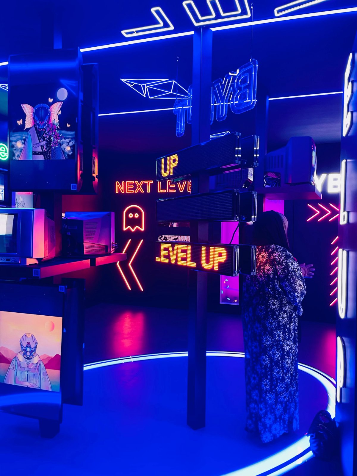 Art Dubai Digital, a new section of the Emirati fair in 2022, focussed on NFTs and cryptocurrencies Photo: Aimee Dawson