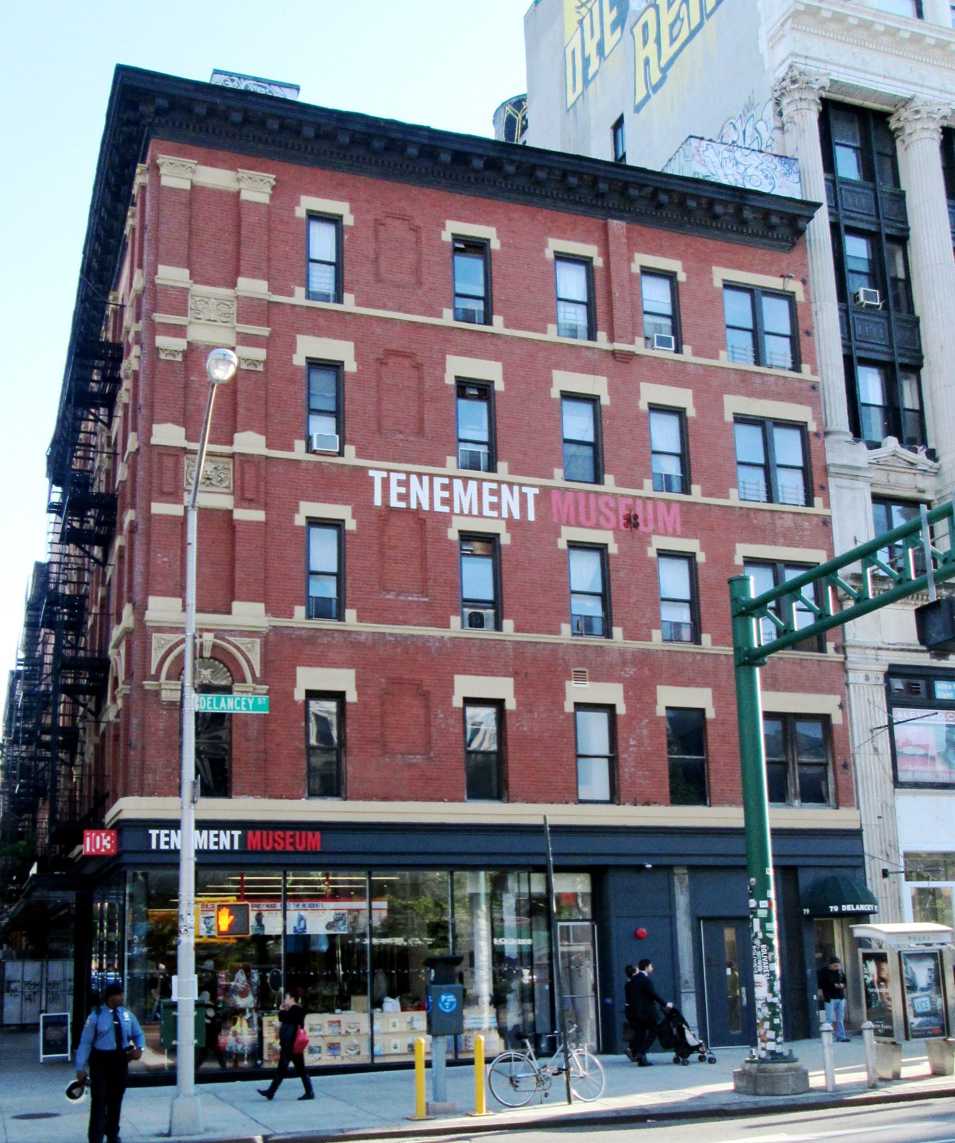 The Tenement Museum on the Lower East Side of Manhattan, which has struggled financially and now allows just eight people at a time to enter its historic buildings 