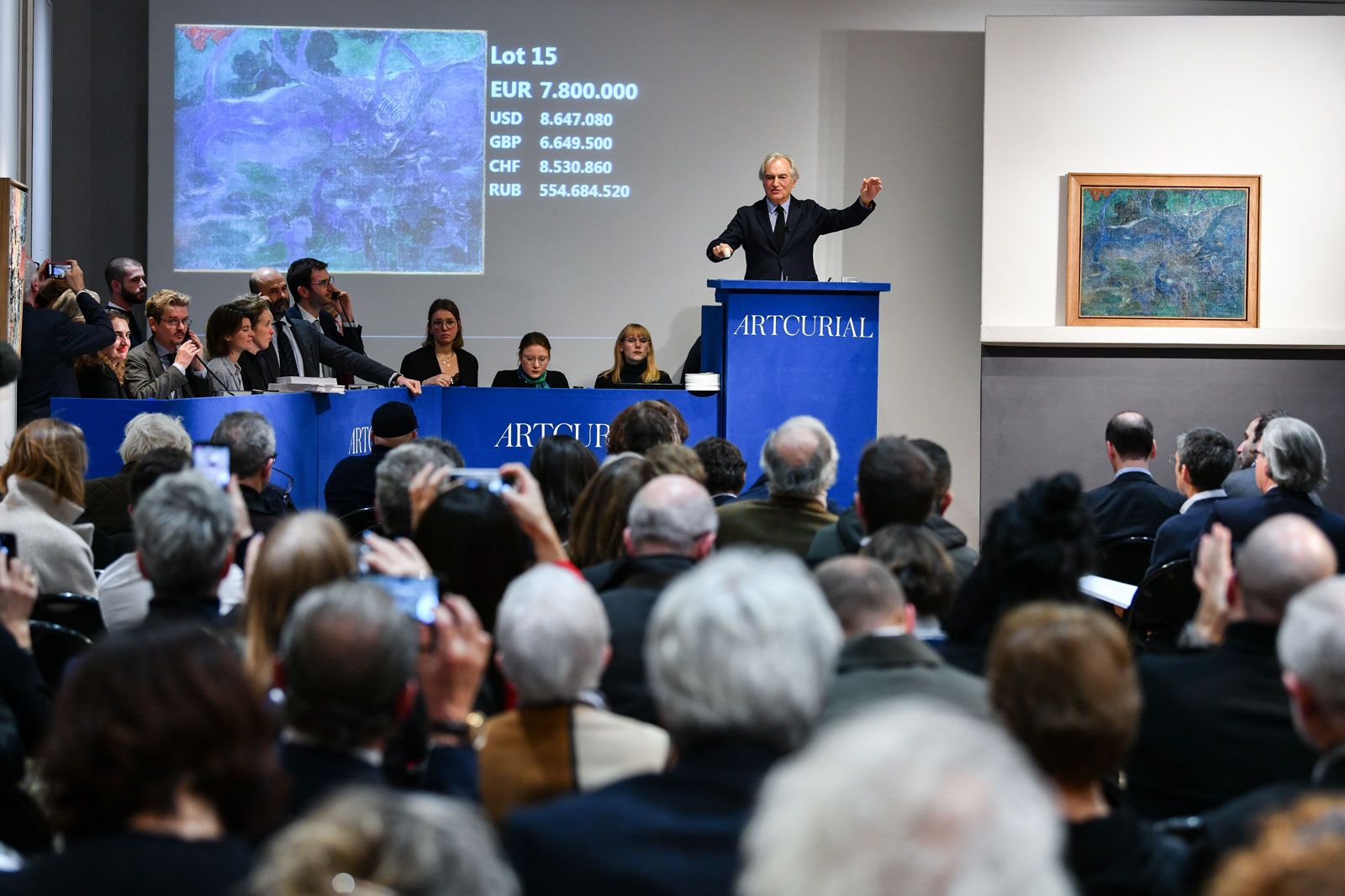 Paul Gauguin’s Te Bourao II (The Purao Tree) sold for €9.5m at Artcurial in Paris last night © Maximilien photography/Artcurial