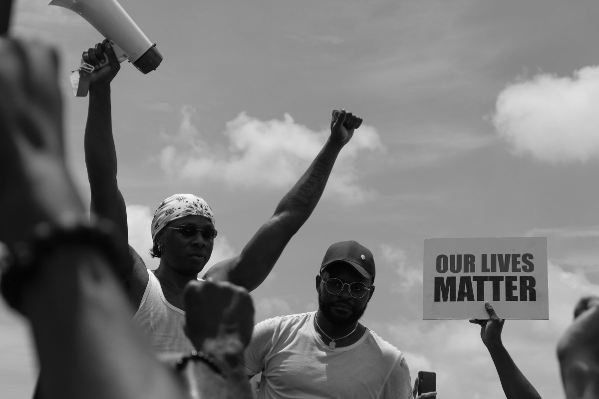 The #EndSars protests in Lagos Photo: Ifebusola Shotunde
