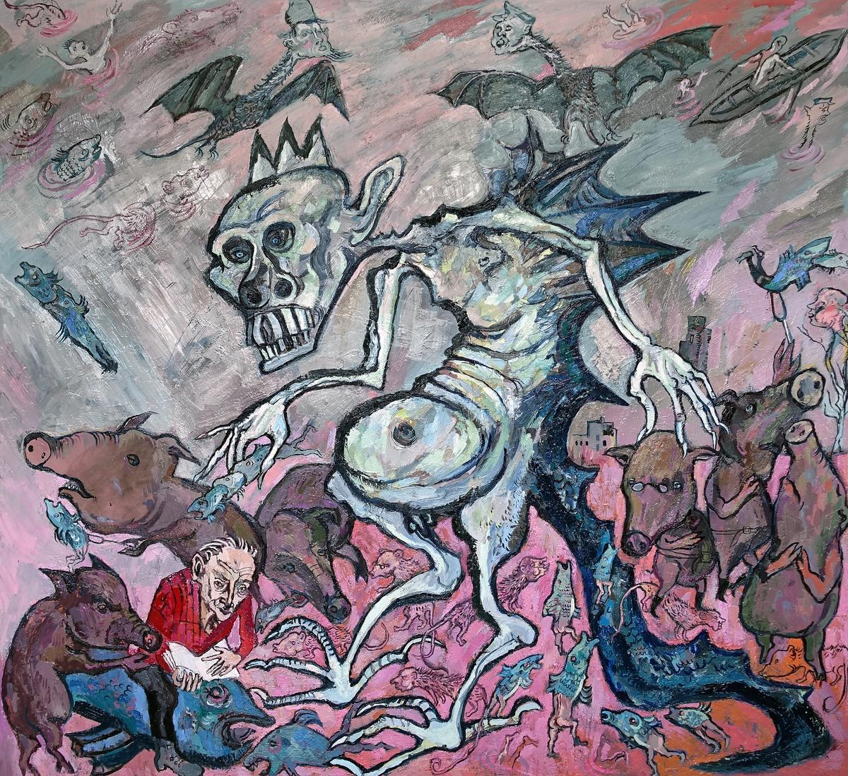 Maxim Kantor's Temptation Of Saint Anthony (2015) © Maxim Kantor, courtesy of the artist