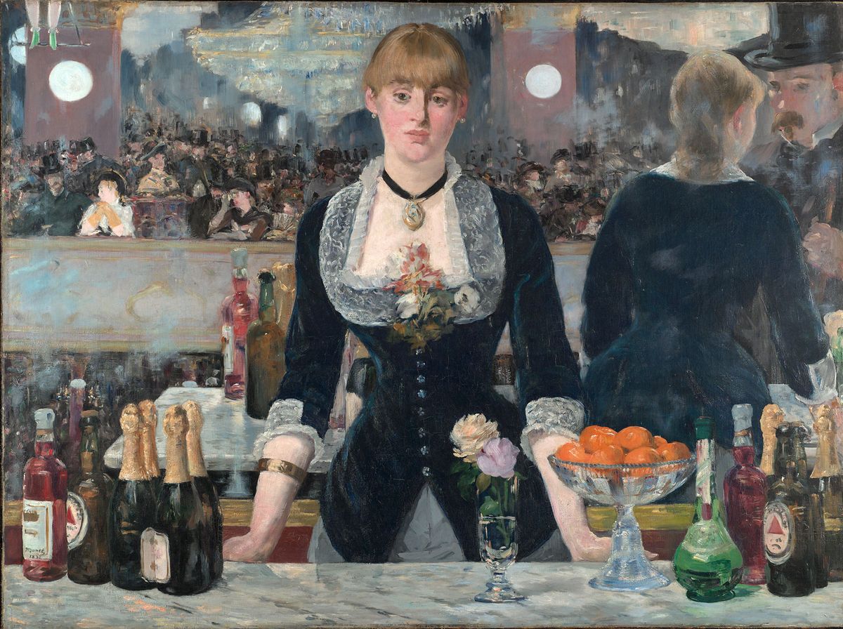 Edouard Manet's A Bar at the Folies-Bergère (1882) will go on show in Japan © The Courtauld Gallery, London