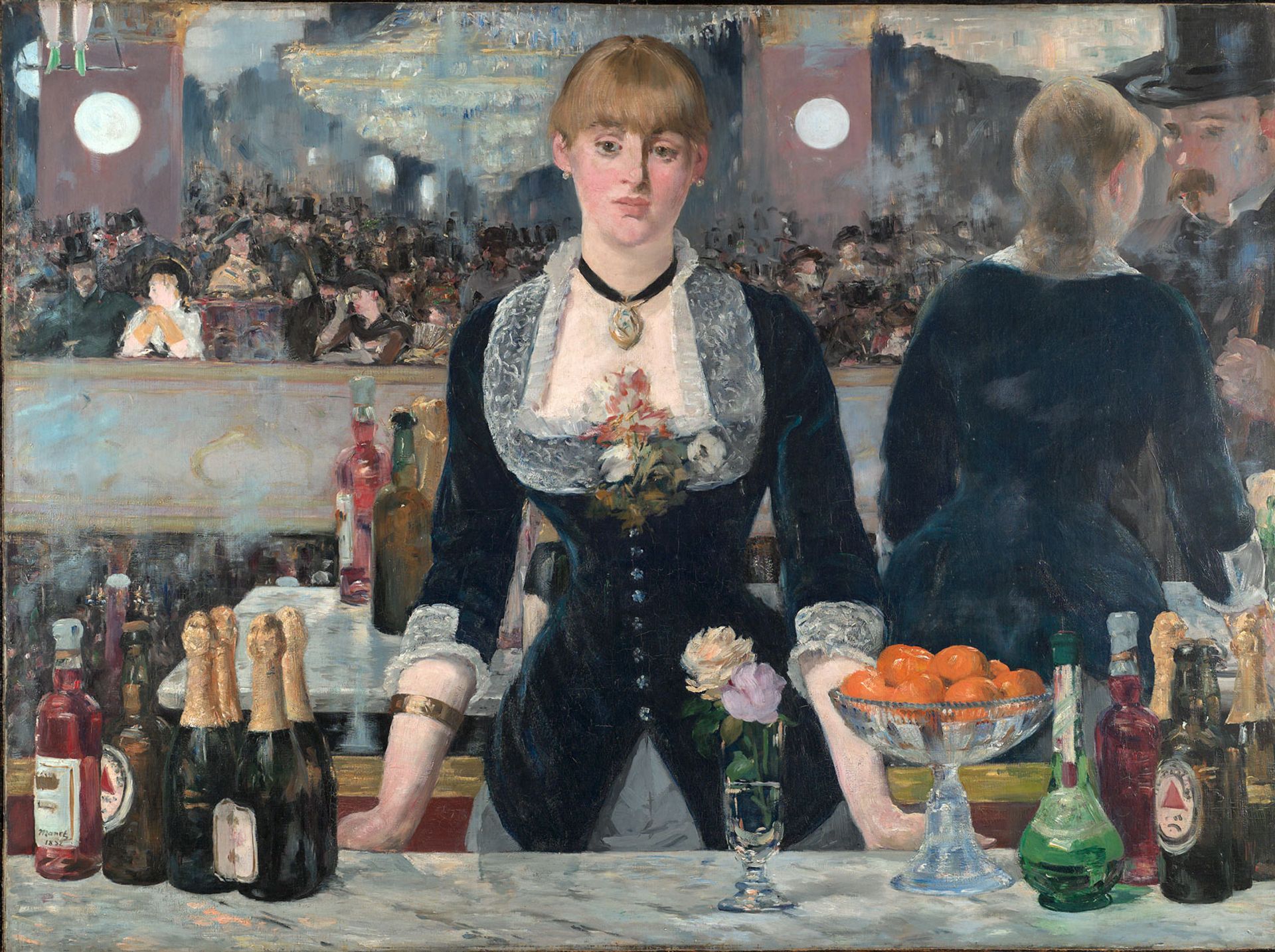 Edouard Manet's A Bar at the Folies-Bergère (1882) will go on show in Japan © The Courtauld Gallery, London