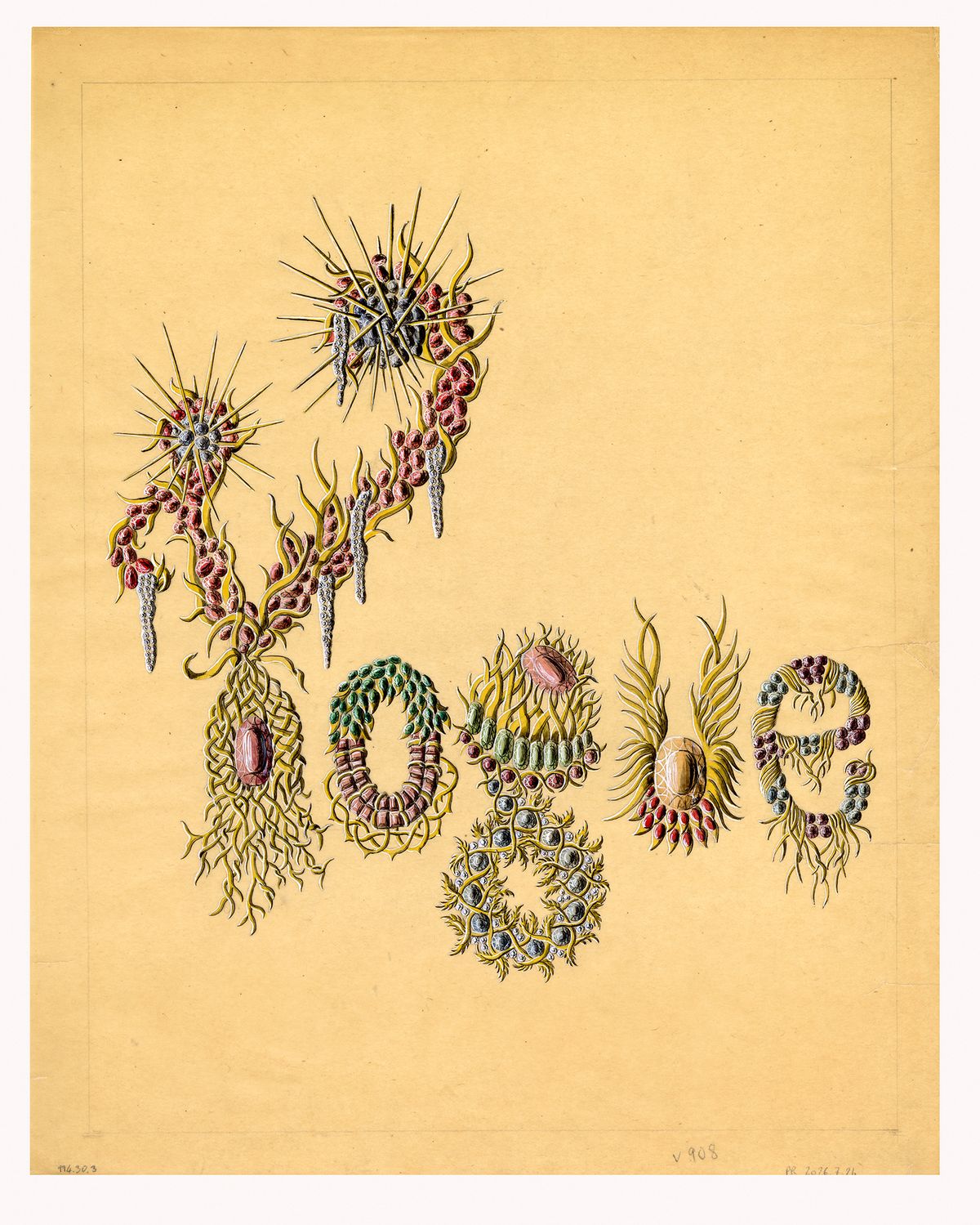 Sketches made by Schlumberger Courtesy Tiffany’s
