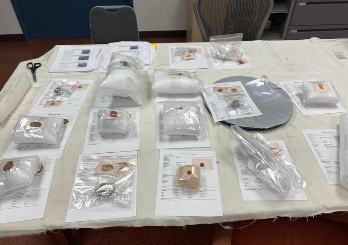 An image of some of the 1,294 objects returned to Mexico in a 15 September ceremony at the San Bernardino County Museum Courtesy National Institute of Anthropology and History (INAH)