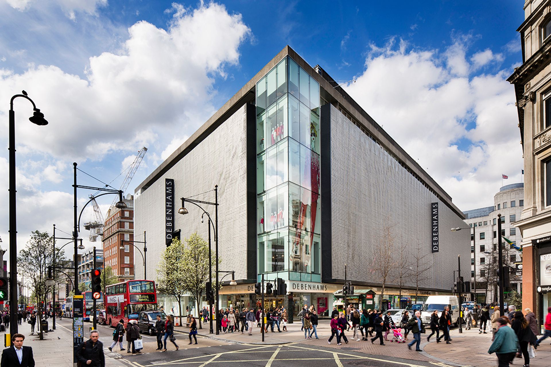 The now closed retail store Debenhams in London’s Oxford Street could be converted into a major arts hub 