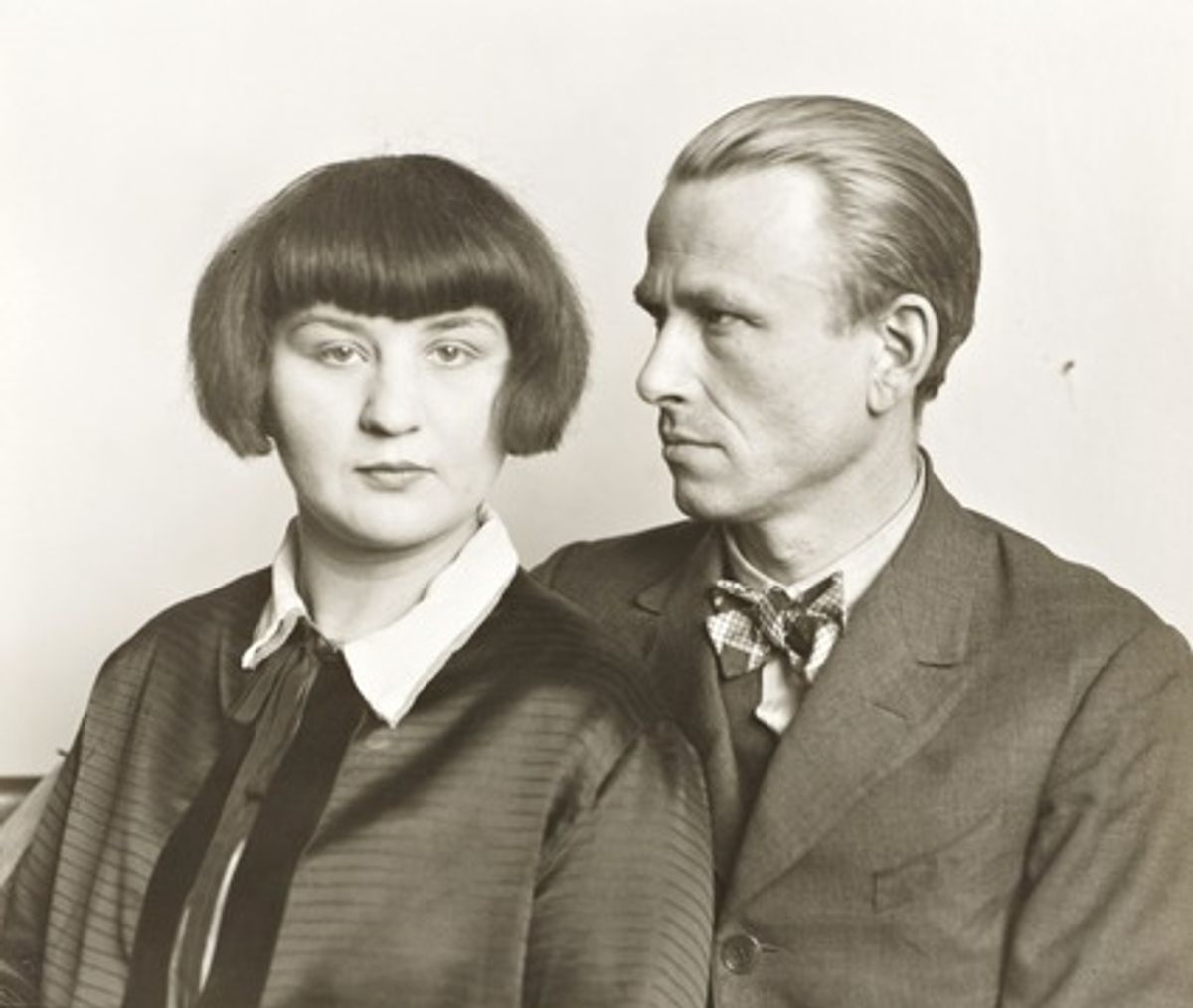 Sander’s photograph of Dix and his wife Martha (1925/26) (Image: National Galleries of Scotland and Tate; photography John McKenzie)