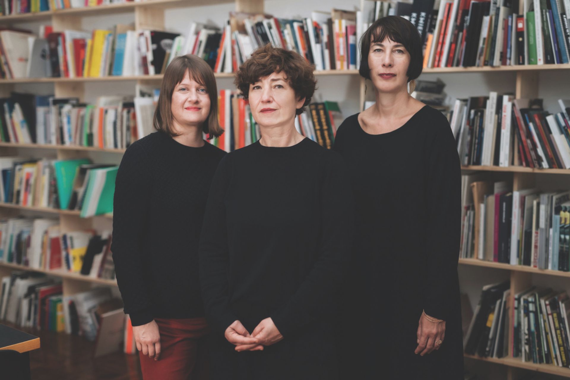 What, How & for Whom (WHW) members Sabina Sabolovic, Natasa Ilic and Ivet Curlin take equal share in running the Kunsthalle Wien Courtesy of WHW