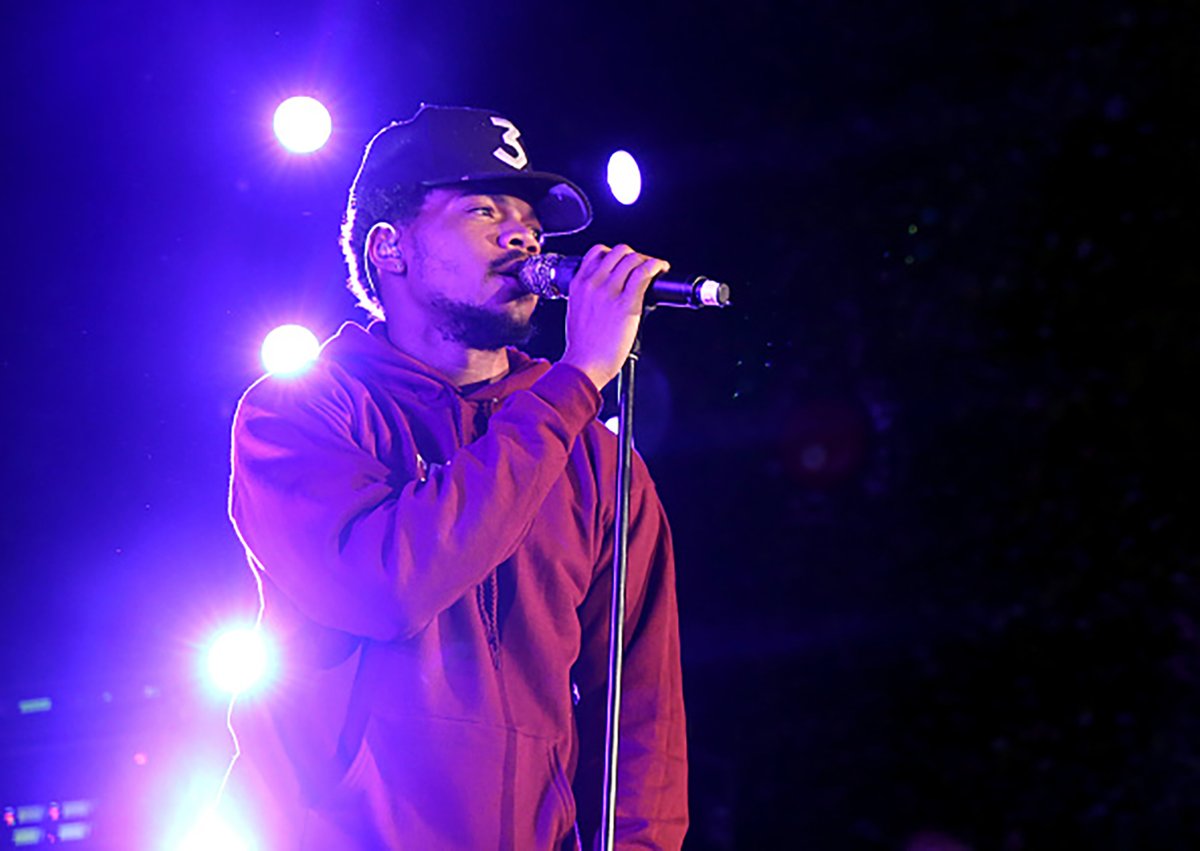 His big day: Chance the Rapper will curate works by artists he has collaborated with at Expo Chicago
Photo: Jonathan Leibson/Getty Images for Take-Two Interactive