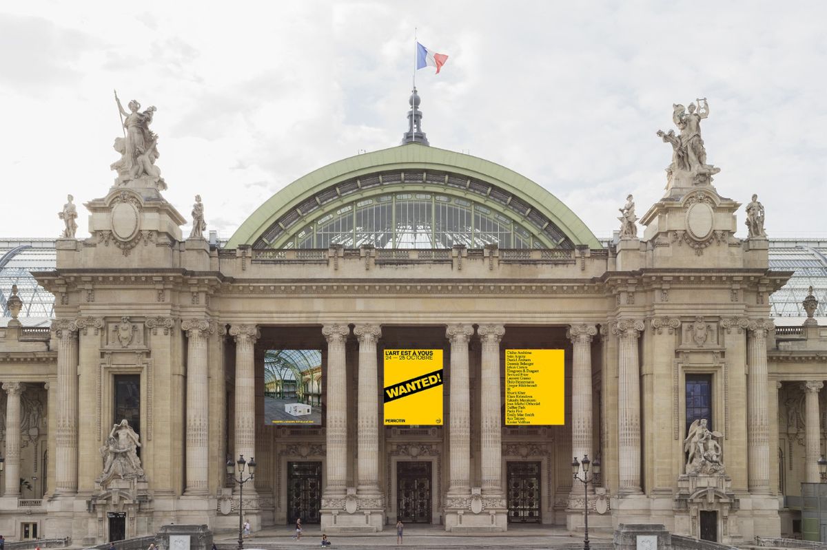 20 works by 20 artists—all represented by Galerie Emmanuel Perrotin—will be concealed in the empty nave of the Grand Palais in Paris Courtesy of Galerie Emmanuel Perrotin