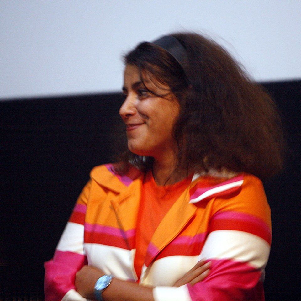Marjane Satrapi during a premiere of her 2007 film Persepolis, for which she became the first woman to be nominated for the Academy Awards' Best Animated Feature category

Photo: Rama; Courtesy Wikimedia Commons