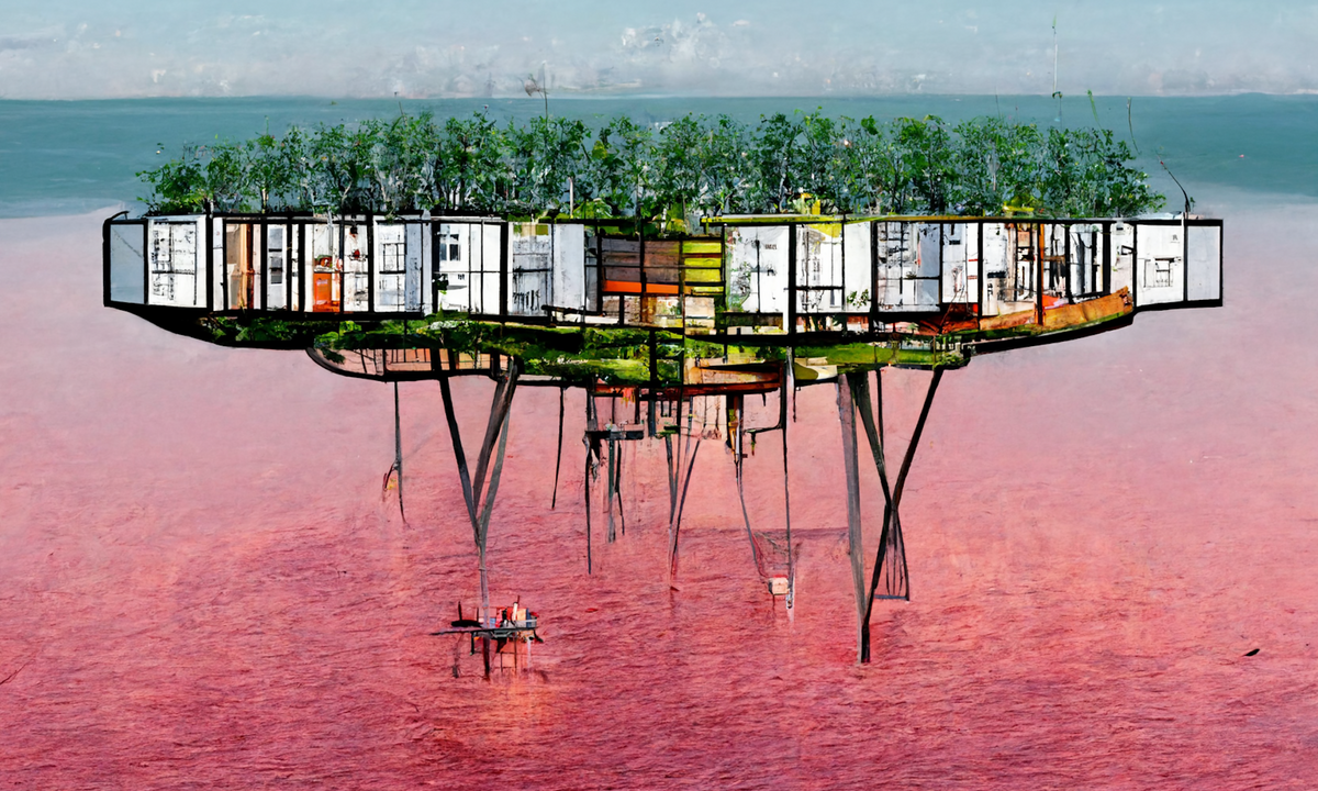 With the assistance of fellow Floridians and synthetic intelligence, a Miami artist imagines a climate-resilient future for his metropolis With the assistance of fellow Floridians and synthetic intelligence, a Miami artist imagines a climate-resilient future for his metropolis