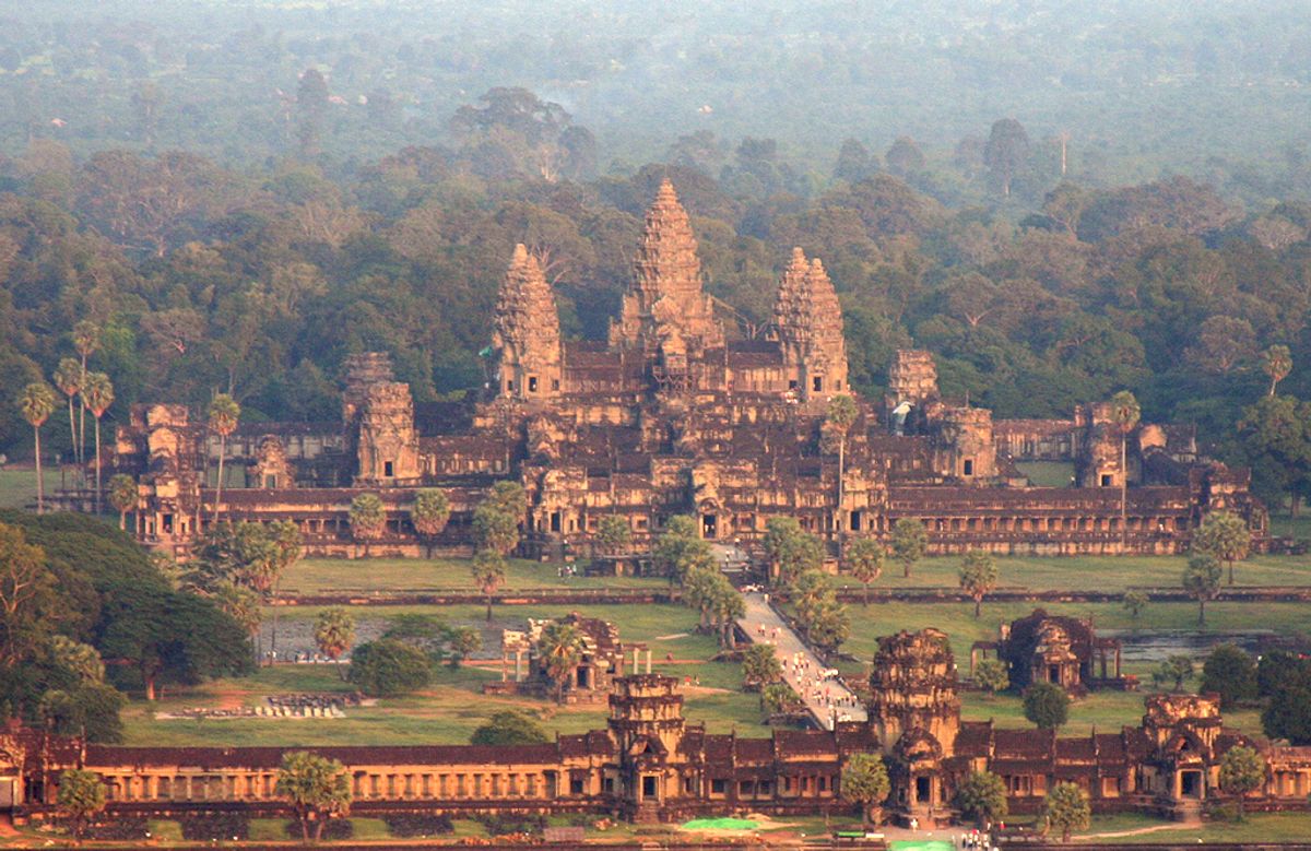 Angkor Wat, located in the northern Cambodian province of Siem Reap, is the largest religious monument in the world, © Flickr