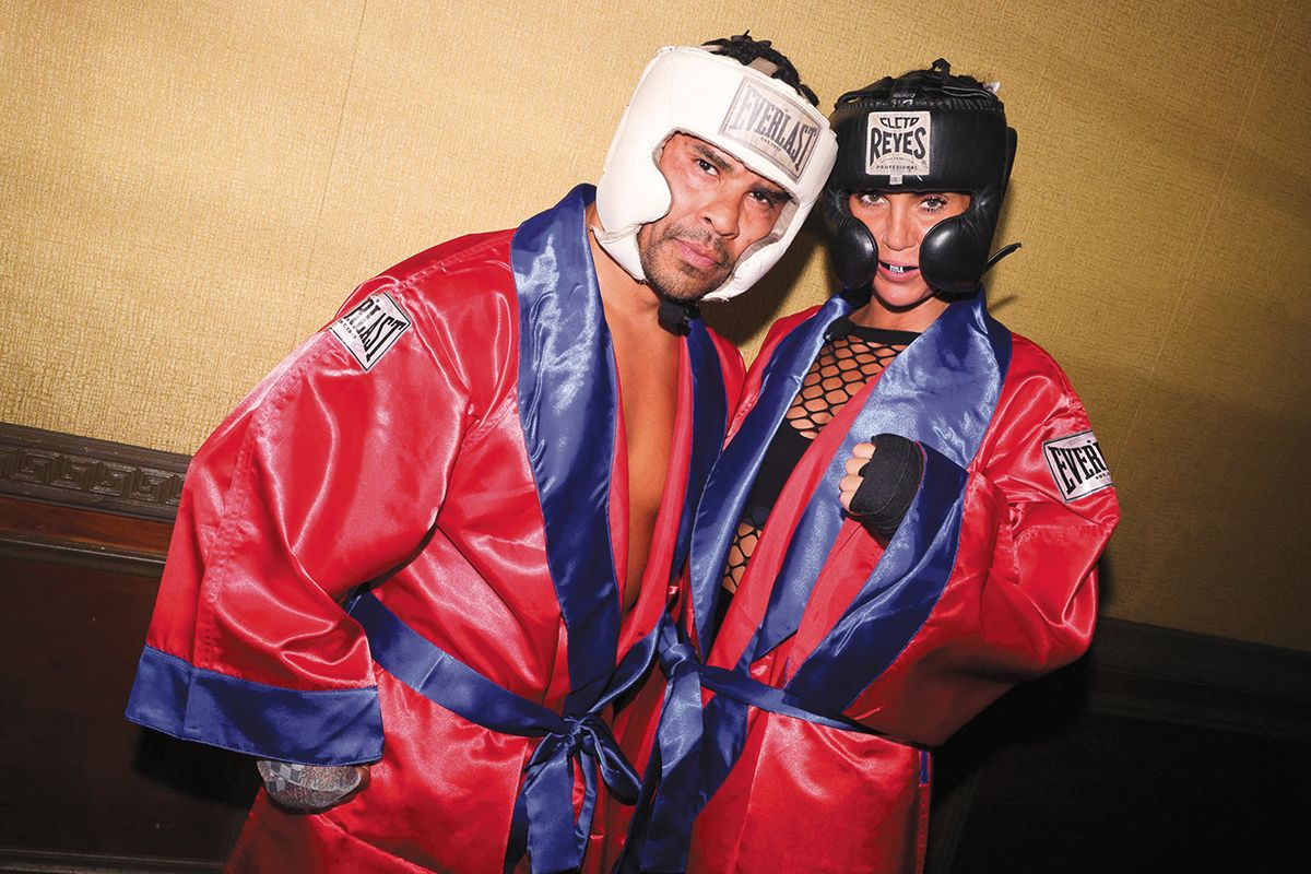 Grudge match: Shaun Leonardo and Cheryl Pope reignited an old beef at the Cultivist's boxing event Matteo Prandoni/BFA.com