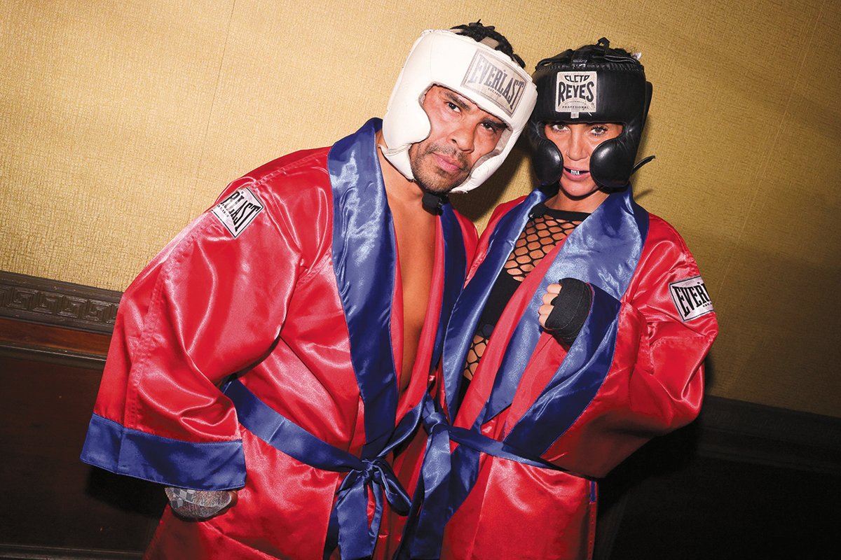 Grudge match: Shaun Leonardo and Cheryl Pope reignited an old beef at the Cultivist's boxing event Matteo Prandoni/BFA.com