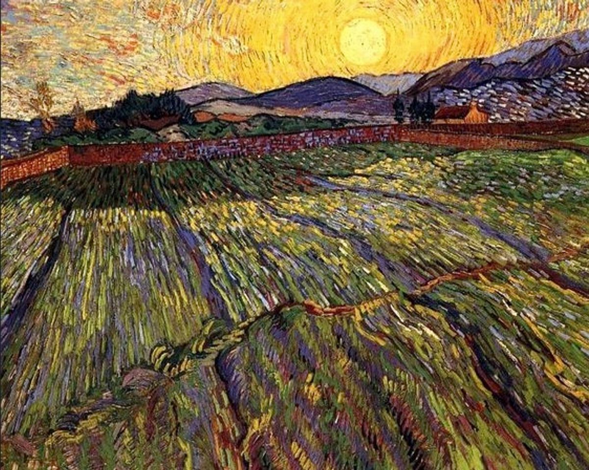 Vincent van Gogh, Wheatfield at Sunrise (November 1889)
Photo: private collection