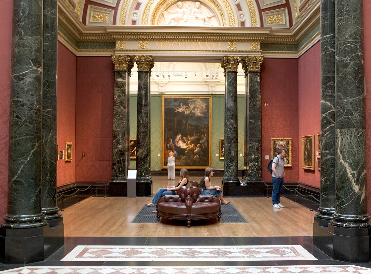 London’s National Gallery ditched the seats so a US museum snapped them up © National Gallery, London