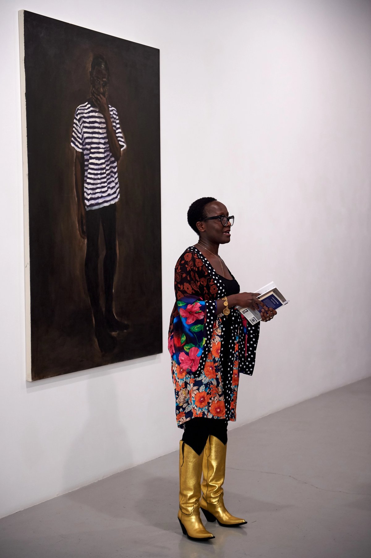 Lynette Yiadom-Boakye at the CAS fundraiser Louisa Buck