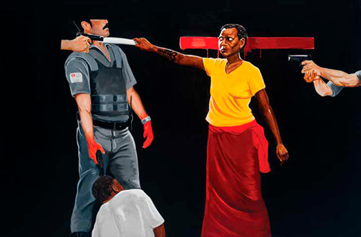 Sidney Amaral, Mãe Preta ou A fúria de Iansã (Black Mother or the Fury of Iansã, 2014) Courtesy of MASP