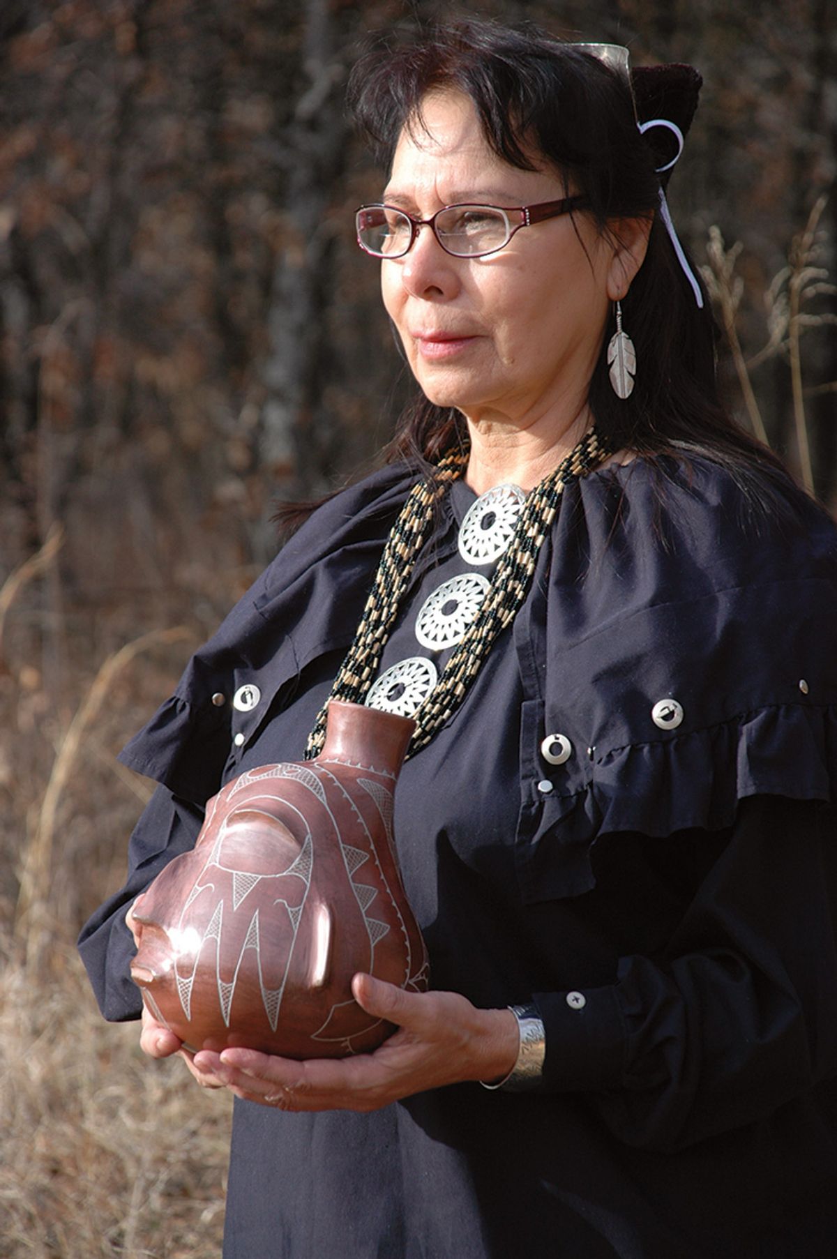 Native American artist Jeri Redcorn will show an installation evoking the lost art of Caddo ceramics at the museum Courtesy of Jeri Redcorn