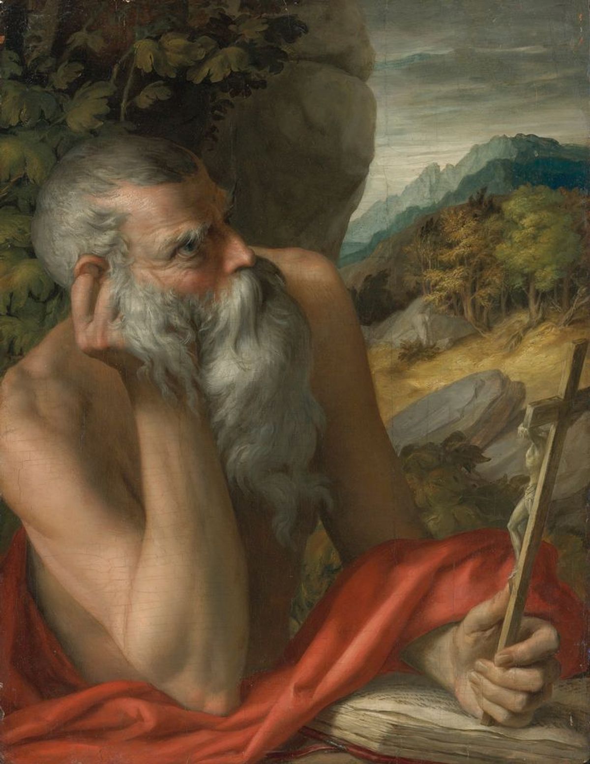Two separate investigations found that Saint Jerome, attributed to Parmigianino, is a modern fake Courtesy of Sotheby's