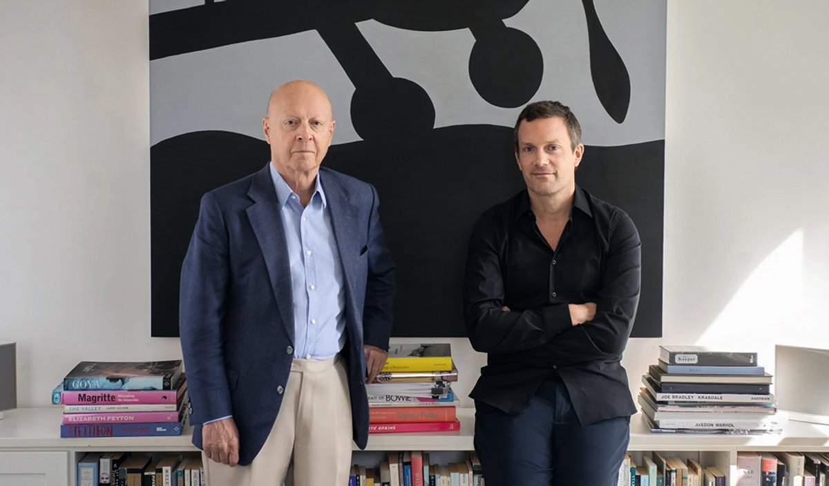 Left: Hans Neuendorf, Artnet founder. Right: Jacob Pabst, Artnet chief executive
Courtesy of Artnet