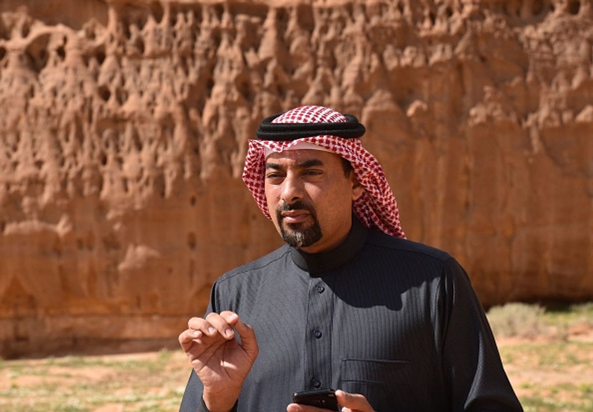 Amr al-Madani, the chief executive office of the Royal Commission for al-Ula  © Fayez Nureldine/AFP via Getty Images
