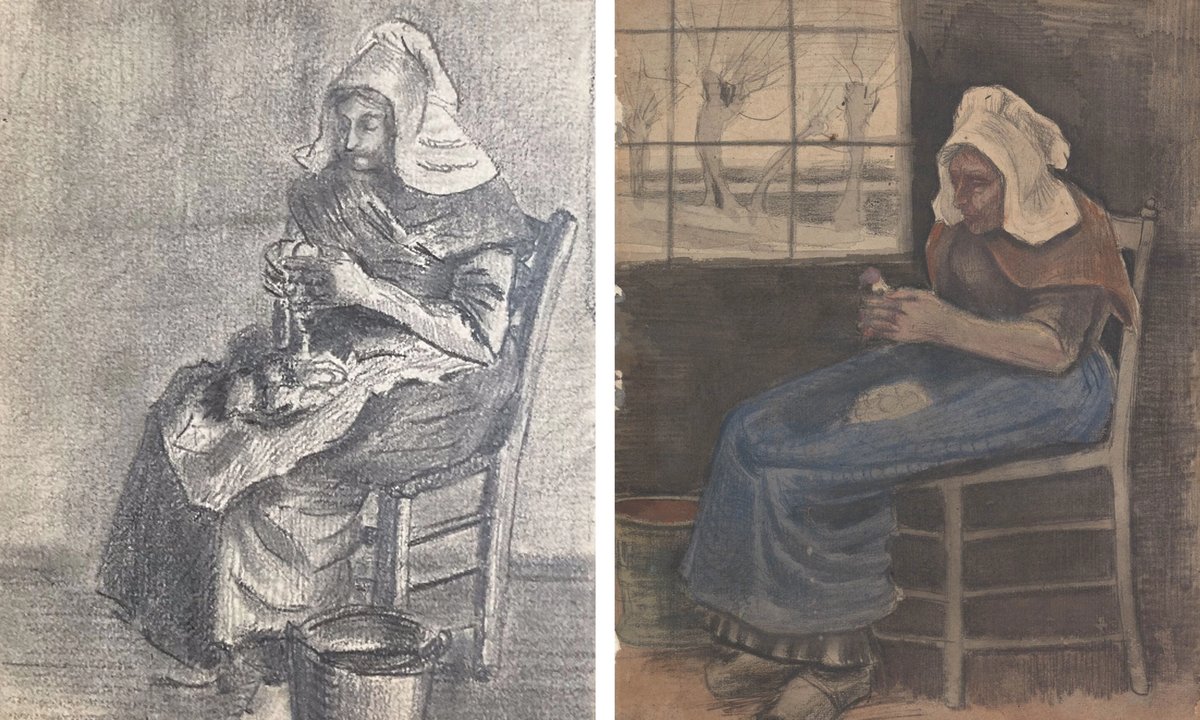 How Van Gogh’s drawing skills were once trumped by a 16-year-old girl