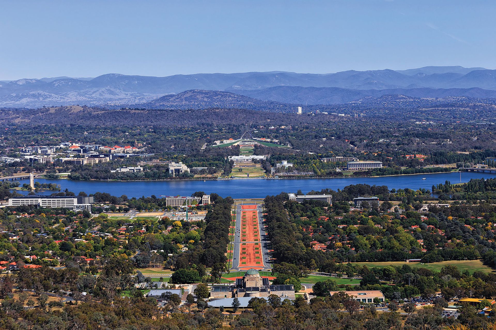 Ngurra will be situated on the shore of Lake Burley Griffin alongside key national institutions in Canberra, between Parliament House and the Australian War Memorial Taras Vyshnya/Alamy