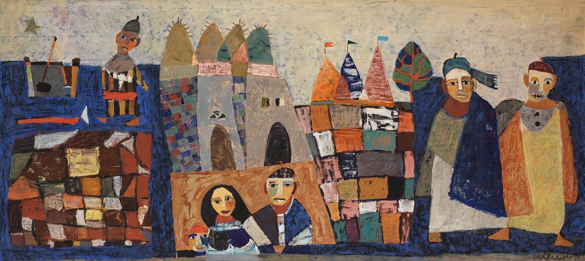 Hamed Abdalla, Conscience du Sol (1956)
Collection Dar Abdalla
© Abdalla Estate, Paris