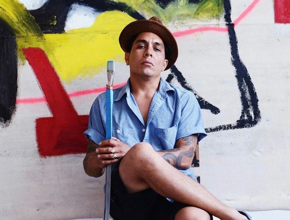 The artist Lance De Los Reyes. Photo: Christos Katsiaouni.