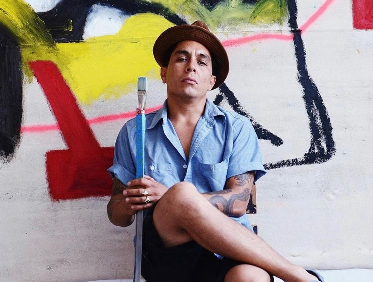 The artist Lance De Los Reyes. Photo: Christos Katsiaouni.