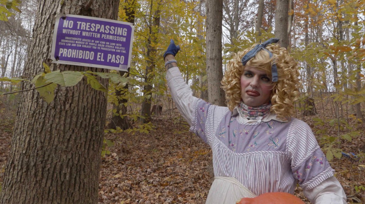 Production shot from Whether Line by Lizzie Fitch and Ryan Trecartin Courtesy of the artists and Fondazione Prada