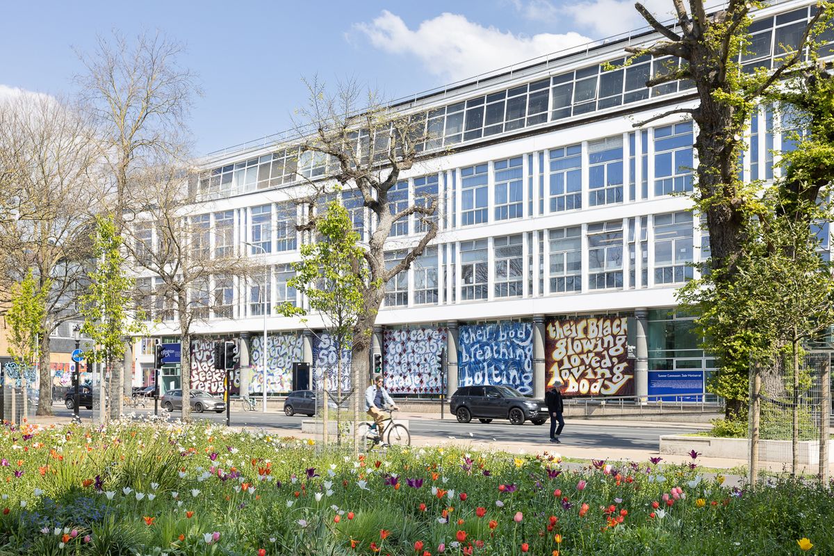 Jade Monsterrat's installation outside Brighton CCA last year 
Photo Rob Harris