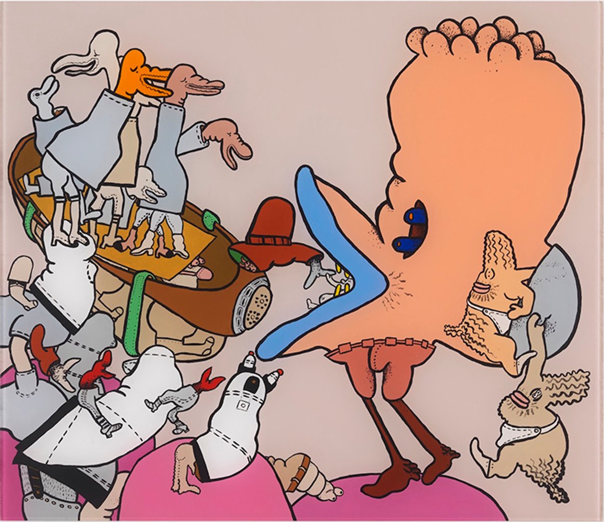 Gladys Nilsson's A Cold Mouth (1968) is on show at Goldsmiths CCA Courtesy of the artist and Garth Greenan Gallery, New York