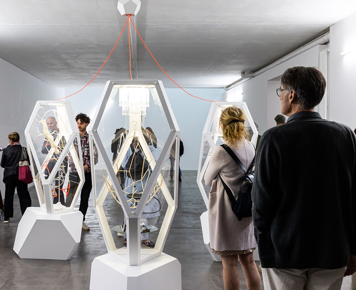 Visitors to last year's Gallery Weekend Berlin 2019, at the Guido W. Baudach gallery © Gallery Weekend Berlin