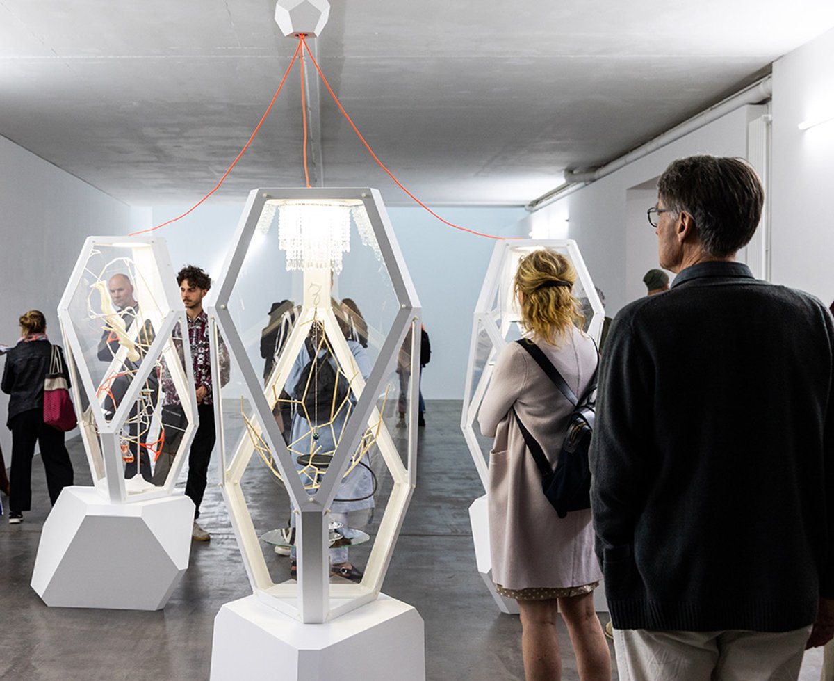 Visitors to last year's Gallery Weekend Berlin 2019, at the Guido W. Baudach gallery © Gallery Weekend Berlin