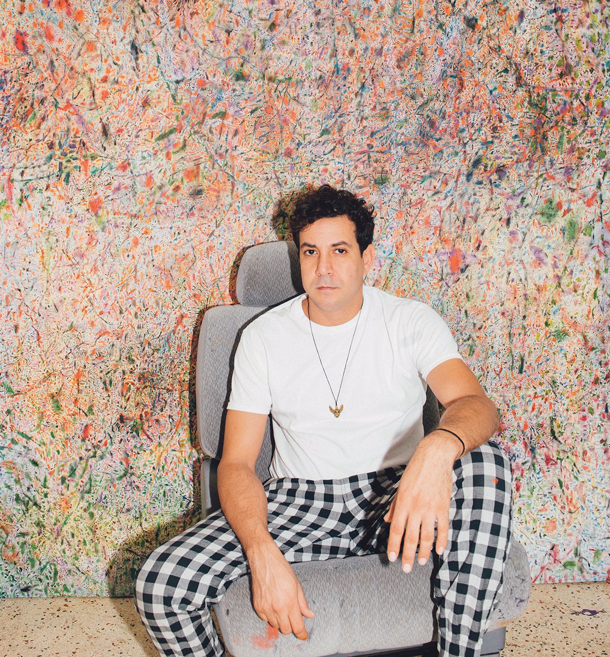 Tomm El Saieh cites the influence Haiti in a great deal of his art George Echevarria