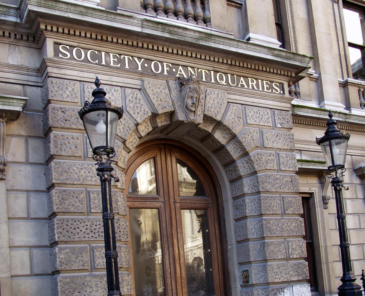 The Society of Antiquaries has been based at London's Burlington House, also home to the Royal Academy of Arts, since the 1870s Courtesy of the Society of Antiquaries