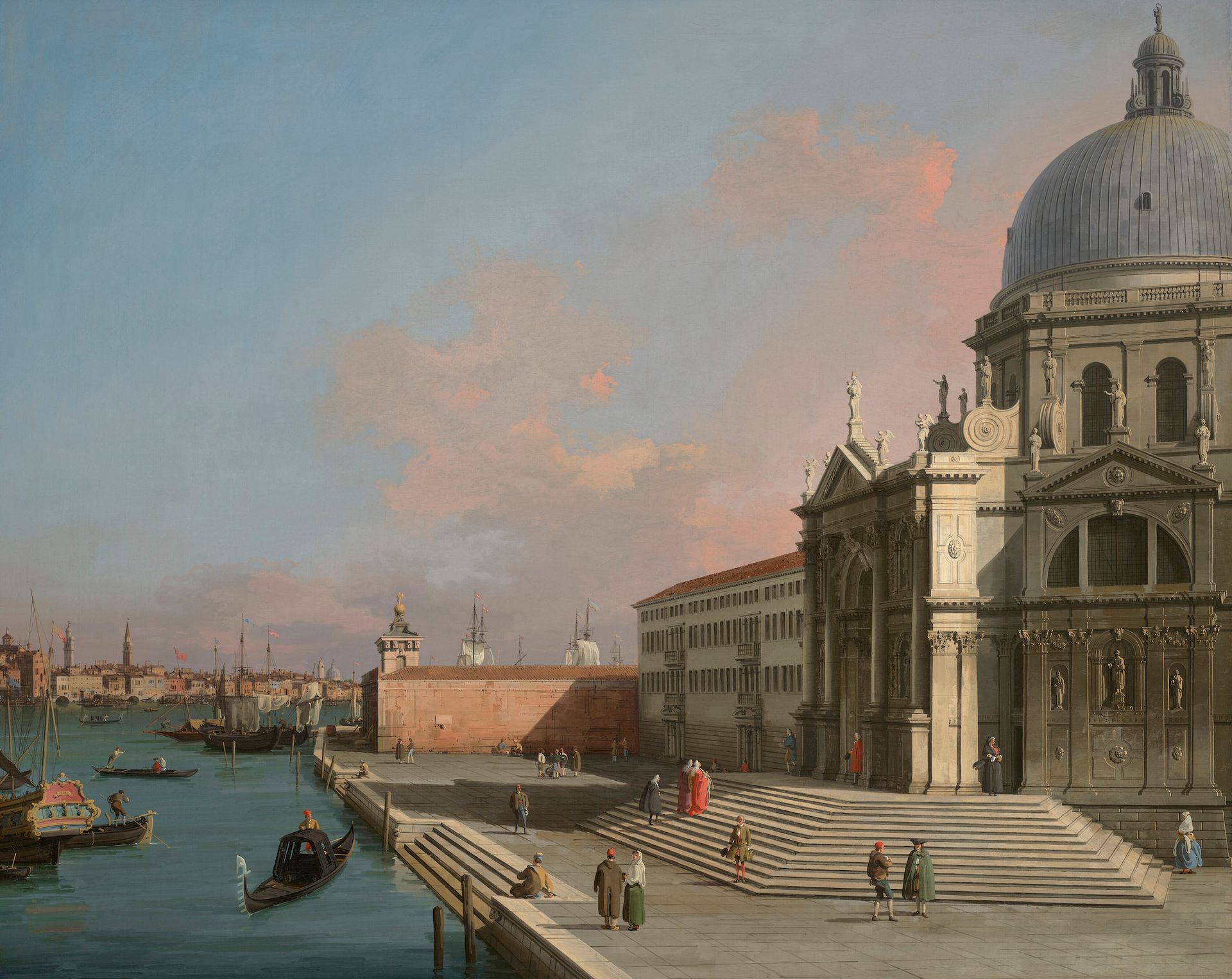 Giovanni Antonio Canal, called Canaletto, Venice, the Grand Canal looking East with Santa Maria della Salute Courtesy Fine Arts Museums San Francisco, Christie's