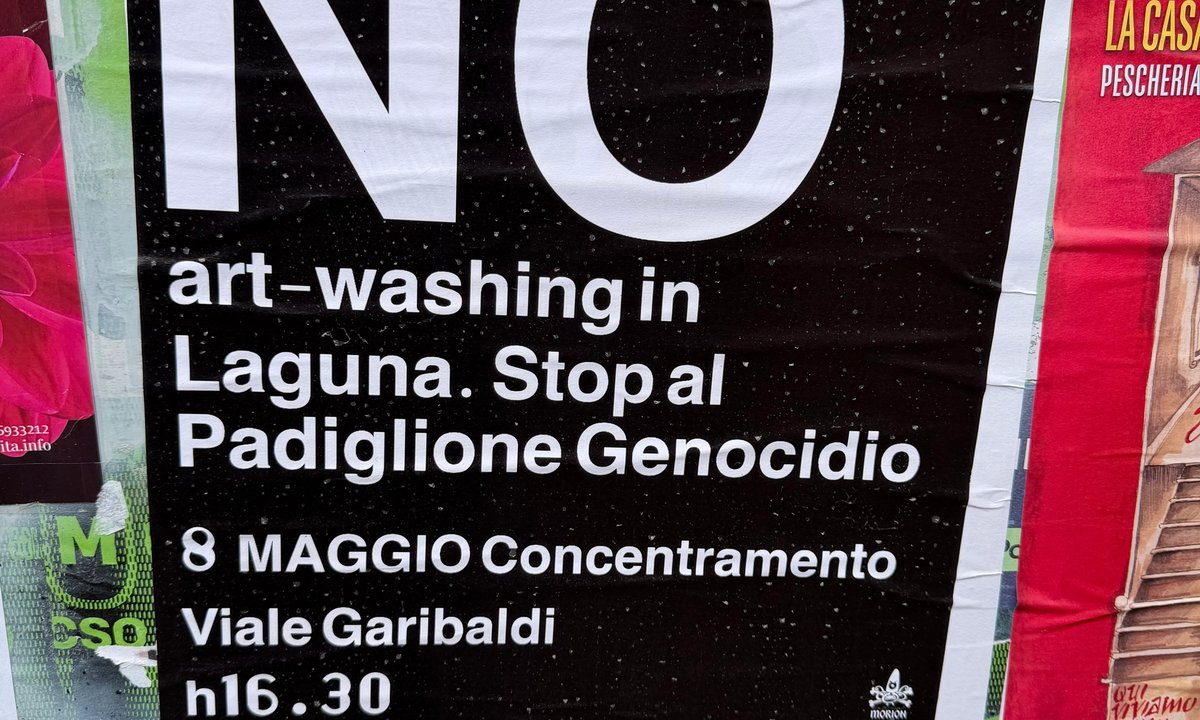 Cultural workers at Venice Biennale to strike over Israel's participation